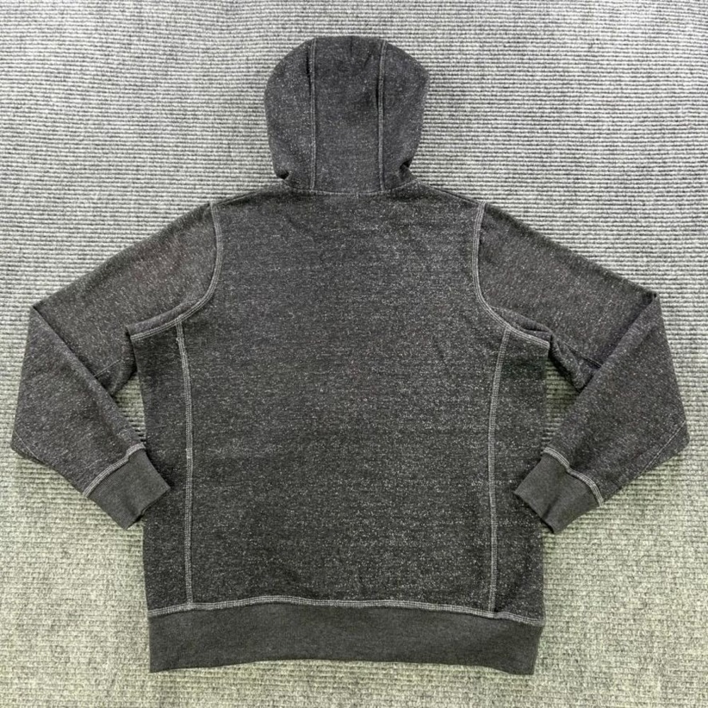 NFL Team Apparel Raiders Full Zip Hoodie Sweatshirt Dark Gray Womens No Size Tag - Picture 2 of 12